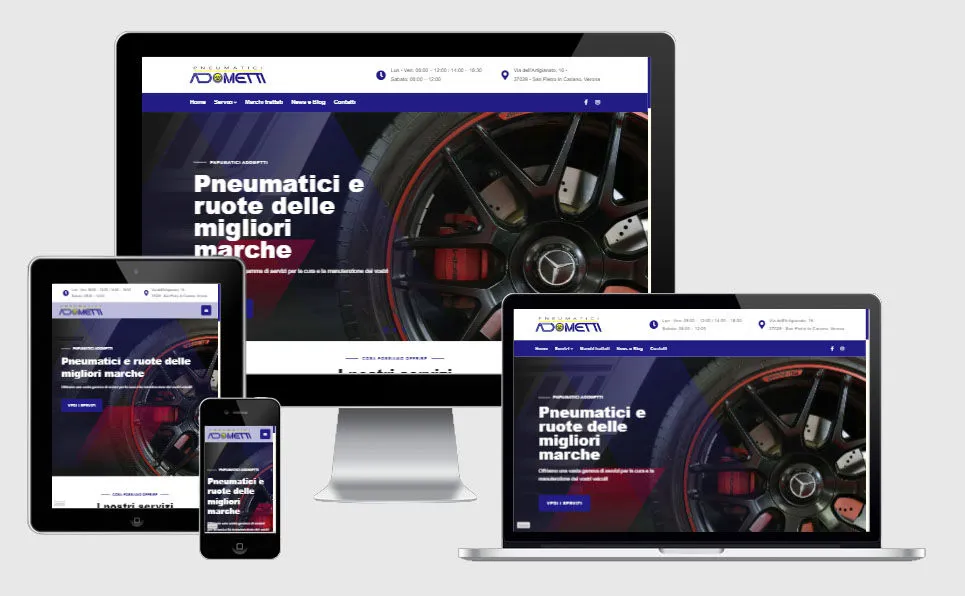 Visita il sito di Pneumatici Adometti (si apre in una nuova scheda)